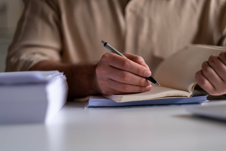 Professional writing a chapter